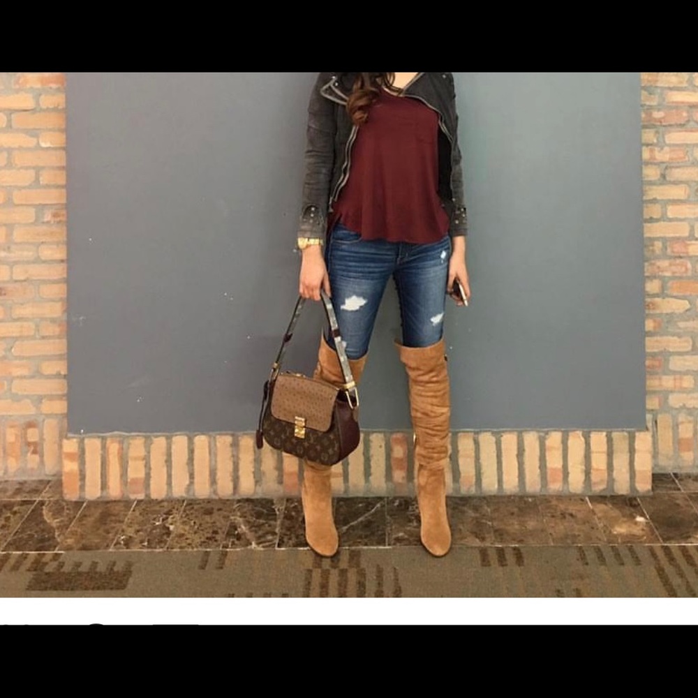 Sam Edelman over the knee suede leather boots! 😍 - Picture 6 of 7